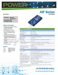 AIF120Y300-NTL Datasheet Cover
