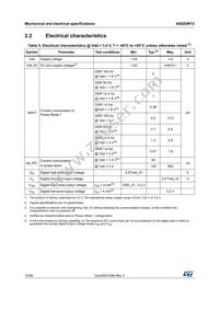 AIS2DW12TR Datasheet Page 12