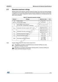 AIS2DW12TR Datasheet Page 17