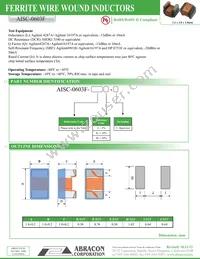 AISC-0603F-R56J-T Datasheet Page 2