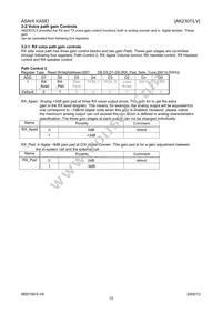 AK2307LV Datasheet Page 15