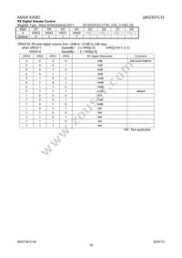 AK2307LV Datasheet Page 16