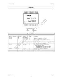 AK4121VF Datasheet Page 18