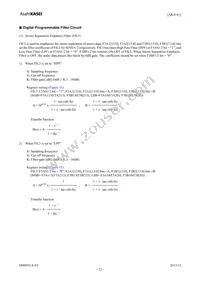 AK4141EQ Datasheet Page 23