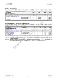 AK4331ECB Datasheet Page 14