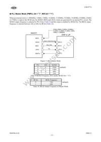 AK4371VN Datasheet Page 21