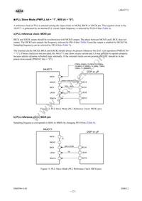 AK4371VN Datasheet Page 22