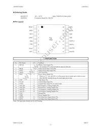 AK4381VT Datasheet Page 2