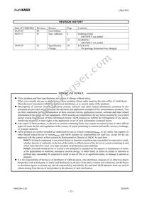 AK4385VT Datasheet Page 23