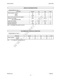 AK4516AVF Datasheet Page 5