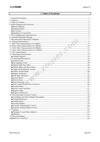 AK4617VQ Datasheet Page 2