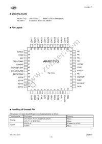 AK4617VQ Datasheet Page 4