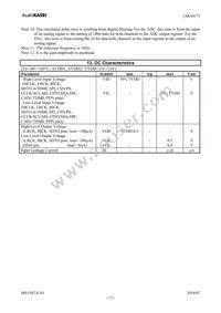 AK4617VQ Datasheet Page 13