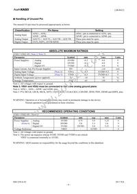 AK4621EF Datasheet Page 6