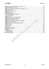 AK4951AEN Datasheet Page 4