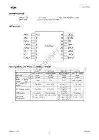 AK5358AET Datasheet Page 2