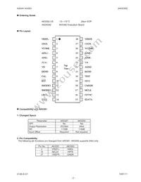 AK5392VS Datasheet Page 2