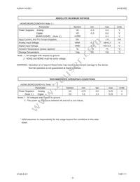 AK5392VS Datasheet Page 5