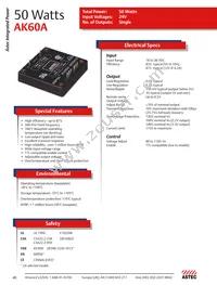 AK60A-024L-240F02G Datasheet Cover