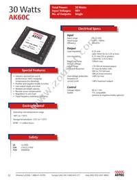 AK60C-048L-050F06 Datasheet Cover