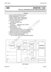 AK6512CL Datasheet Cover