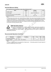 AK8135F Datasheet Page 4