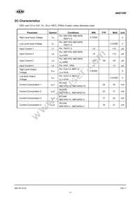 AK8135F Datasheet Page 5