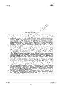 AK8136A Datasheet Page 18