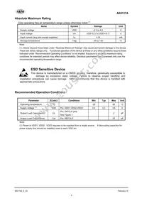 AK8137A Datasheet Page 3