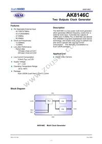 AK8146C Datasheet Cover