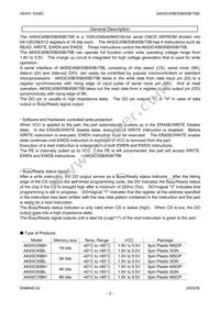 AK93C65BL Datasheet Page 2