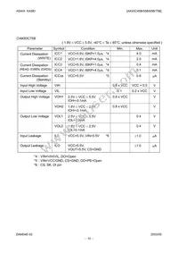 AK93C65BL Datasheet Page 10