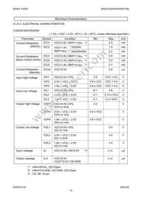 AK93C75AV Datasheet Page 9