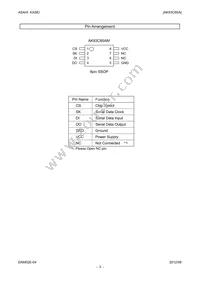 AK93C85AM Datasheet Page 3