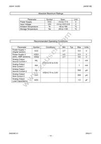 AK9813BF Datasheet Page 14