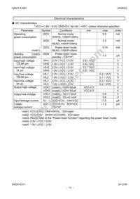 AK9822M Datasheet Page 10