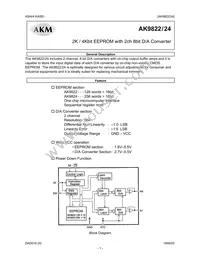 AK9824M Datasheet Cover