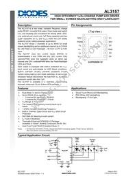 AL3157F-7 Datasheet Cover