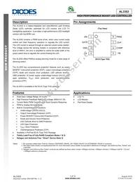 AL3353S-13 Datasheet Cover