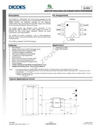 AL5822W6-7 Datasheet Cover