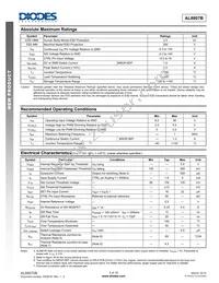 AL8807BMP-13 Datasheet Page 3