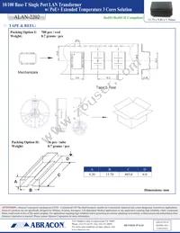 ALAN-2202 Datasheet Page 3