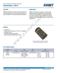 ALC40A331DD400 Datasheet Cover