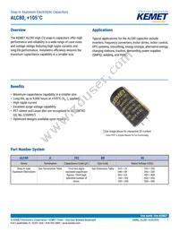 ALC80E822KP200 Datasheet Cover