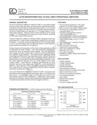 ALD1706BPAL Datasheet Cover