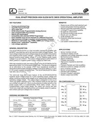 ALD2724ESBL Datasheet Cover