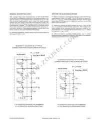 ALD810020SCLI Datasheet Page 2