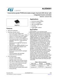 ALED6001 Datasheet Cover