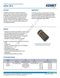 ALF20G221EC500 Datasheet Cover