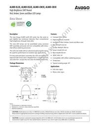 ALMD-EG3E-VW002 Datasheet Cover